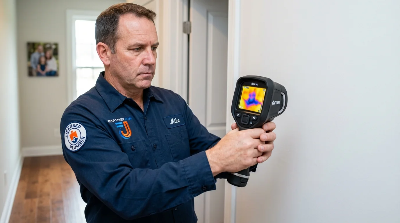 Thermal imaging leak detection by Johns Plumbing LLC in Bodfish